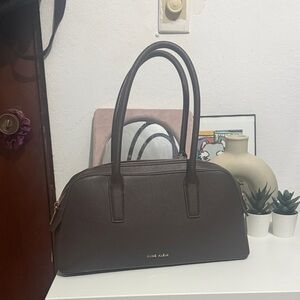 Anne Klein Dark Brown Satchel